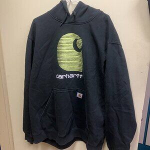 Carhartt Rain Defender Hoodie Men's 2XL Loose Fit
